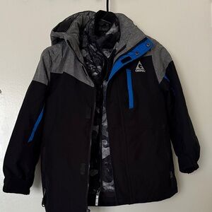 Gerry Weber Kids Black and Gray Puffer Jacket